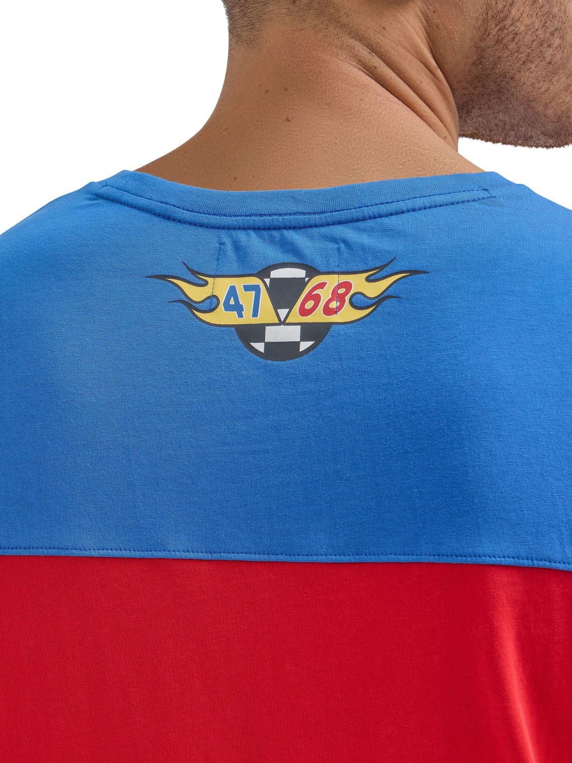 WRANGLER® x HOT WHEELS™ MEN’S LONG SLEEVE COLORBLOCKED TEE