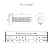 Metuja M6-1.0 x 18mm,20-Pack Silver Flat Head Hex Socket Cap Screw Bolts,304 Stainless Steel,Fully Threaded M6 Bolt,Metric Fasteners for Furniture
