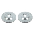 thumbnail image 2 of Power Stop Front Pair of Drilled and Slotted Brake Rotors EBR1681XPR, 2 of 4