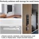thumbnail image 4 of 2-Pack Magnetic Remote Control Holders with Spring Ropes - Wall-Mount, Adhesive, Anti-Loss, Secure Remotes & Small Items, 4 of 5