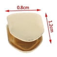 thumbnail image 4 of Gold Plated Small Single Tooth Cap Gold Plated Hip Hop Teeth Grillz Caps Top High Quality--black, 4 of 5