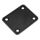 thumbnail image 5 of Placa de mástil de aleación de acero reforzado duradera con piezas de tornillos para bajo de guitarra eléctrica(black), 5 of 8