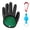 Black, variant on comerut 1Pc Fishing Gloves Cozy Anti-prick Anti-slip Waterproof Quick Dry Catch Fish Emulsion Textured Grip Palm Gloves Outdoor Fishing