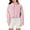 F-Pink3384, variant on FEIFLY Women's Sweatshirt Full Zip Oversized Crop Jacket Winter Long Sleeve Stand Collar Workout Coat Windbreaker Solid Color Birthday Autumn Tops