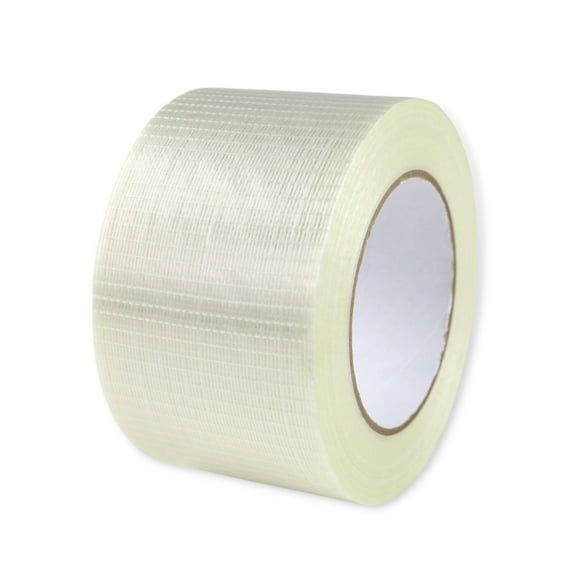FindTape Bi-Directional Filament Tape [150# tensile] (HEXY-BD): 3 in. (72mm actual) x 60 yds. (Translucent)