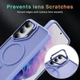 thumbnail image 3 of Case for Galaxy S24,Military Grade Drop Full-Body Shockproof Protective Lens Holder Kickstand with Wireless Charging TPU+PC Phone Case for Samsung Galaxy S24 5G,6.2 Inch 2024 (Clear), 3 of 14