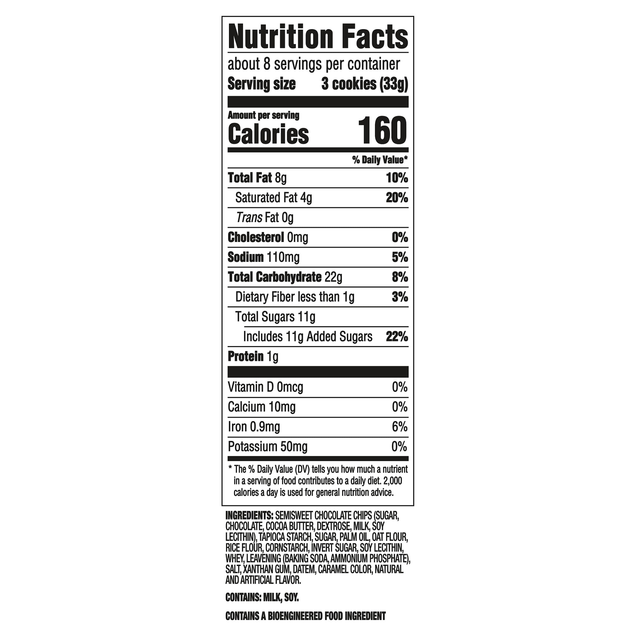 (3 pack) CHIPS AHOY! Original Crunchy Gluten Free Chocolate Chip Cookies, 9.31 oz