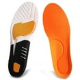 thumbnail image 2 of PU Elastic Damping Sports Insole Unisex Soft Antiskid Arch Support for Basketball Badminton Running Climbing S Size 35-40, 2 of 8