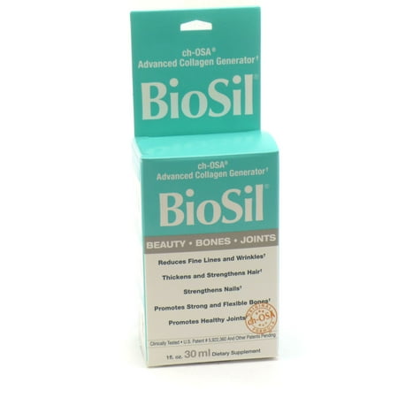 Biosil Hair Skin Nails By Natural Factors - 1 Ounce (30 ml ...