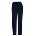 thumbnail image 4 of QATAINLAV Womens Sweatpants 2025, High Waisted Baggy Sweatpants Joggers Sport Active Workout Jogger Pants with Pockets Trousers Dollar Sales Navy XL, 4 of 7