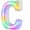 C, variant on LED Neon Letter Lights, Light Up LED Letters Lights Light Up Marquee Letters Lights Letters Neon Signs Battery USB Multicolor