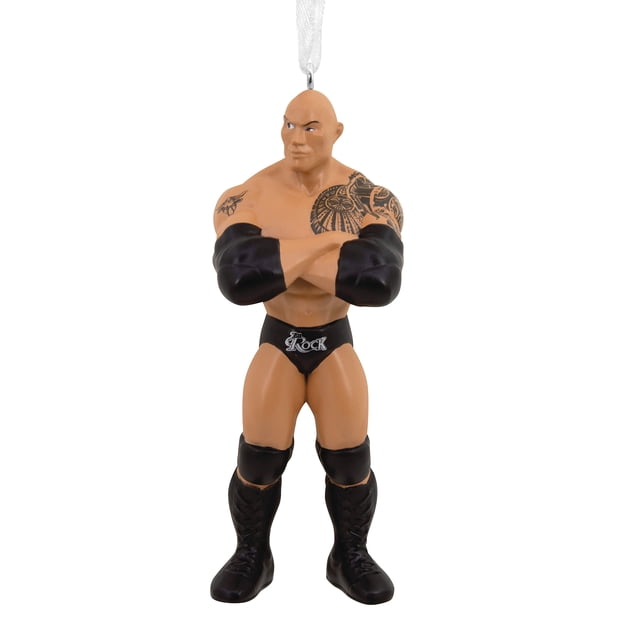 Ornamento navideño Hallmark WWE The Rock Dwayne Johnson