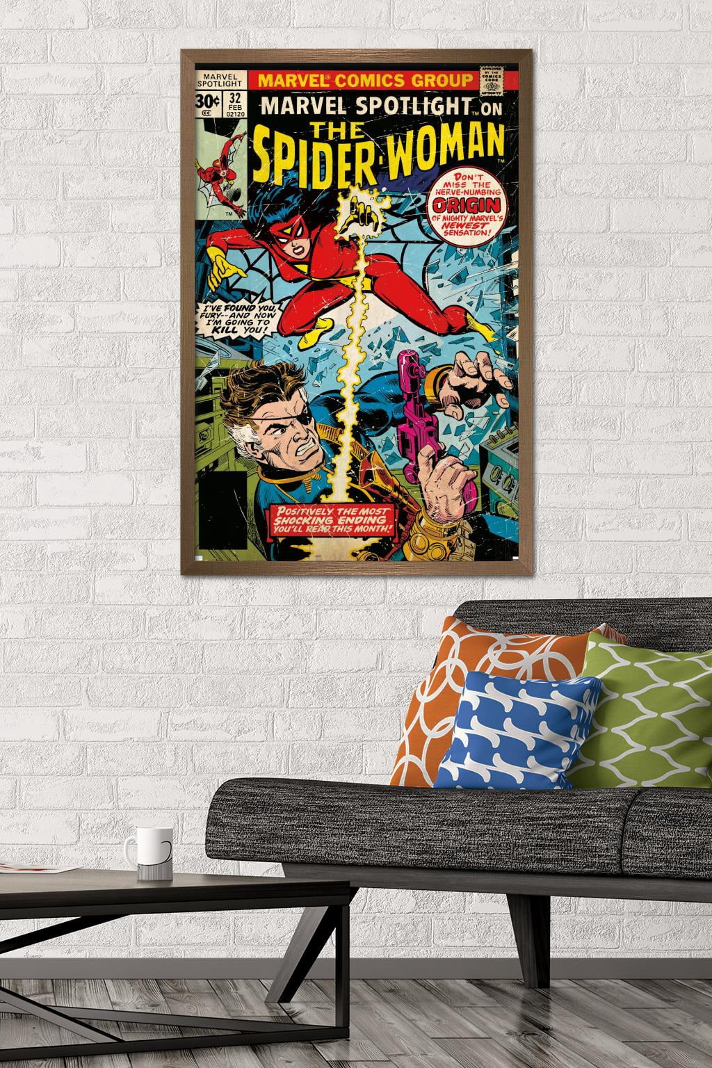 Marvel Comics - Spider-Woman - Spider-Woman #32 Wall Poster, 22.375" x 34", Framed