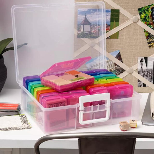 Cajas de almacenamiento de fotos extra grandes - Estuches de fotos para guardar fotos, organizador de fotos Hugo Cajas de almacenamiento de fotos