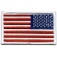thumbnail image 2 of American US Flag REVERSED Patch White Border [Misc.] by Army Universe, 2 of 2