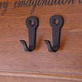 thumbnail image 5 of Soporte para llaves montado en la pared ganchos para colgar sombreros abrigos armario organizador 10 Uds., 5 of 5