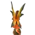 thumbnail image 5 of Ain’t It Nice Fairy Figurine Gold with Clear Wings and Patterned Socks Enjoying Nature Surrounded by Mushrooms Collectible Fairy Statue Fantasy Décor Sculpture, 5.5(L) X 3(W) X 8.75 (H) Inches, 5 of 6