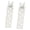 White, variant on 2Pcs Fun Feline Themed Bookmarks Light Weight Plastic Textbook Page Holder For Books Journals Notebook Planner Magazine