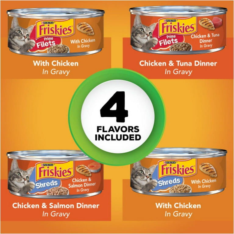 Friskies prime filets hot sale with chicken in gravy