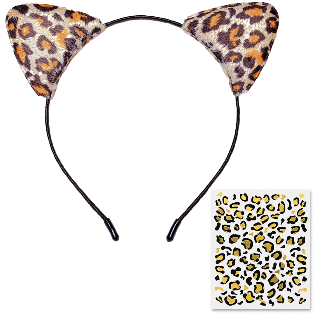 Women Girls Kids Cute Cat Kitty Costume Ear Party Lace Hair Head Band Prop 3C 