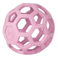 thumbnail image 4 of Juguete de Rompecabezas JW Pet Hule Natural Rosa Mediano para Perro, 4 of 4