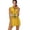 Yellow Bee, variant on Uorisanigo Yellow Bee Womens Golf Dress Comfortable Quick Dry Workout Active Athletic Dresses with Shorts Casual Soft Outing Wear with Zipper 2 Piece Sets