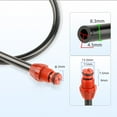 thumbnail image 2 of Bike Pump Hose Dual Head Av Dv Bicycle Air Pump Adapter Valve, 2 of 9