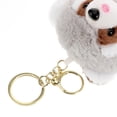 thumbnail image 4 of Llaveros de mapache de peluche, bonito llavero de mapache de peluche suave, colgante de juguete, joyería para bolso, decoración de monedero., 4 of 6