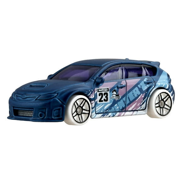 Collectible Die-Cast Vehicle from Hot-Wheels 2023 Holiday/Winter Collection - Subaru SRX STI ~ 3/5
