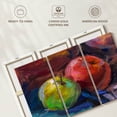 thumbnail image 6 of Elephant Stock Apples Still Life Wall Art - Horizontal Multi Panel Canvas - Cafe & Restaurant Wall Decor - Food And Drink Multi Panel - Gray And Brown Decor - 74" x 48", 6 of 8