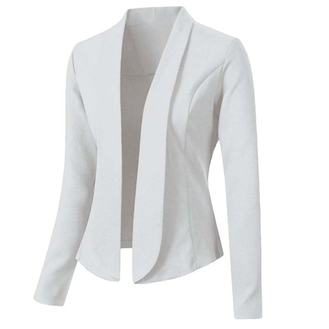 Mode Femmes Casual Manches Longues Petite Veste de Costume Petite Taille