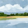 thumbnail image 2 of Barnes, Victoria 15x15 Gold Ornate Wood Framed with Double Matting Museum Art Print Titled - Lakeside Study IV, 2 of 4