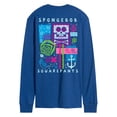 thumbnail image 2 of SpongeBob SquarePants - SpongeBob Underworld - Men's Long Sleeve Graphic T-Shirt, 2 of 5