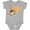 AC-Heather Grey, variant on Monkey Do with Monkey Boys or Girls Baby Bodysuit