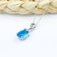 thumbnail image 4 of Colgante de agua cristalina en forma de gota de aguamarina, collar, colgante, collares y colgantes, 4 of 6