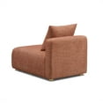 thumbnail image 4 of Hangover Sedona Red Textured Fabric Modular Armless Chair, 4 of 4