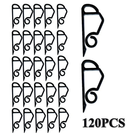 

qucoqpe Hole-free Adhesive Hooks 120 Pcs Christmas Light Clips Holiday Light Clips Outdoor String Light Gutter Hooks Plastic Clip For Hanging Outdoor Lights Christmas Tree Wall Hooks On Clearance