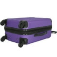 thumbnail image 4 of Luggage Travelers Club Chicago - Carcasa rígida, ampliable, 20 pulgadas, color morado, 4 of 7