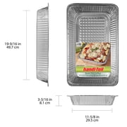 Handi-Foil 19.56 x 11.63 Aluminum Giant Pasta Pan, 1 Count