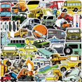 thumbnail image 1 of Pegatinas, 50 unidades por lote, vinilo especial para vehículos, graffitis impermeables, 1 of 2