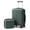 Green- 2 PCS, variant on Ktaxon Luggage Set 2 Piece Carry-on, PP Hard Shell Suitcase 14" 20" Luggage Sets Spinner Wheels, Green