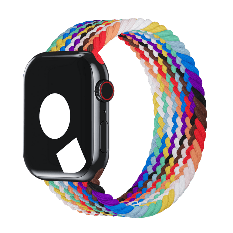 Apple Watch Braided Solo Loop 44mm - Pride Edition - Size 4
