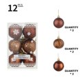 thumbnail image 7 of Holloyiver 12Pcs Christmas Balls Ornaments for Xmas Christmas Tree - 1.57'' Mini Shatterproof Christmas Tree Decorations Hanging Ball for Holiday Wedding Party Decoration, 7 of 7