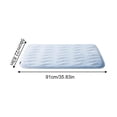 thumbnail image 4 of Pet Cooling Mat for Large Dogs Thin Breathable Indoor Crate Pad with Chill Cool Fiber Portable Washable Kennel Mat Ice Silk Summer Outdoor Floor Pad for Dogs Cats 20x16 Inch, 4 of 8