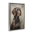 thumbnail image 4 of Stupell Industries Brown Labrador Visage Animals & Insects Painting Gray Floater Framed Canvas Art Print Wall Art, 17 x 25, 4 of 10