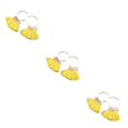 thumbnail image 4 of Pendientes de araña Sonducket Bohemia Estilo vintage Amarillo CBP455322, 4 of 6