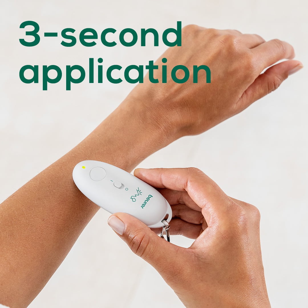Beurer BR10 Insect Bite Relief Device with Clip, Natural Mosquito Bite Treatment