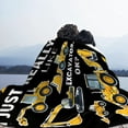thumbnail image 4 of I Just Really Like Excavator Blanket Excavator Toddler Blanket for Boys Kids Flannel Excavator Throw Blanket for Bed Couch Sofa Chairs All Season X-Small 40x30In ( Toddler ) Pet, 4 of 6