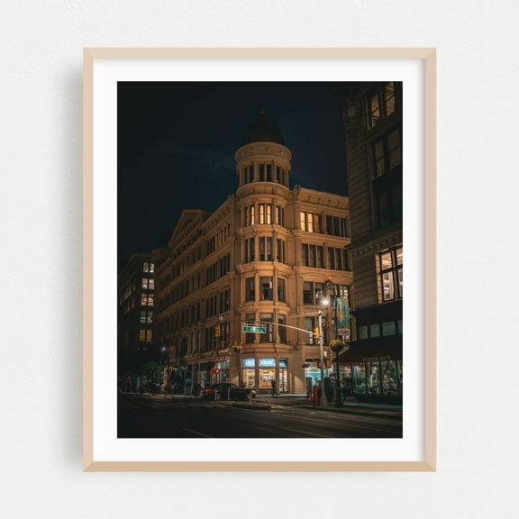 21st & 6th, Chelsea - Manhattan New York Photography Oak Framed Wall Art Print 16 x 20 inches