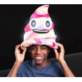 thumbnail image 1 of Sombrero LED con forma de remolino de caca de unicornio arcoíris, 1 of 1